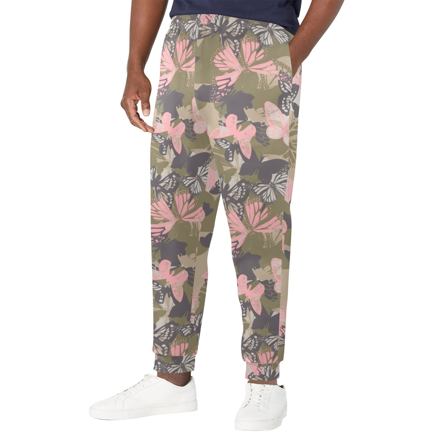 Butterfly camouflage Men's Casual Track Pants