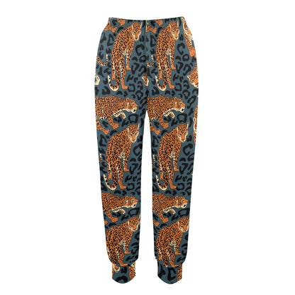 Jaguar Pattern Print Design 04 Women's Casual Track Pants