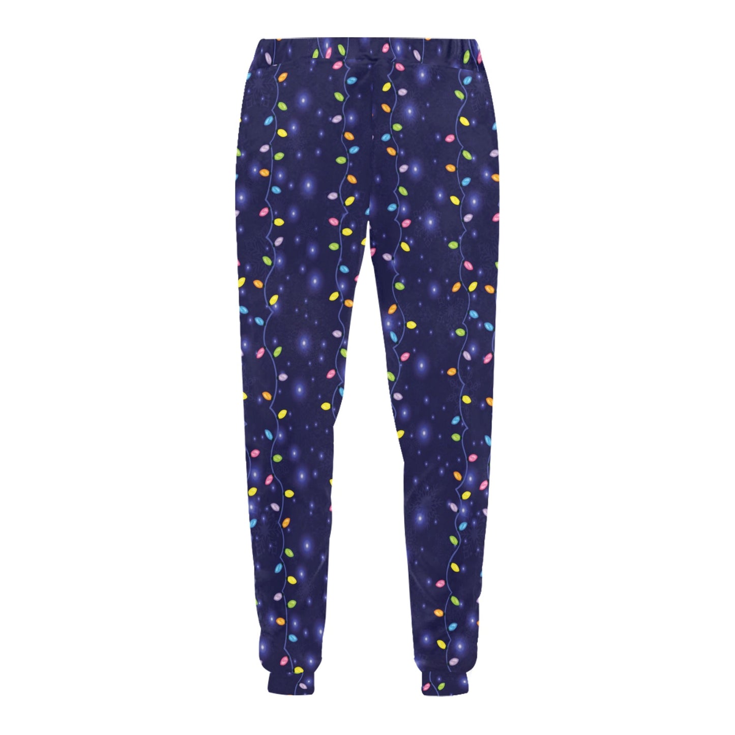 Christmas Light Pattern Print Design 03 Men's Sweatpants