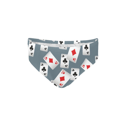 Poker Cards Pattern Print Design A05 Men's Swimming Briefs