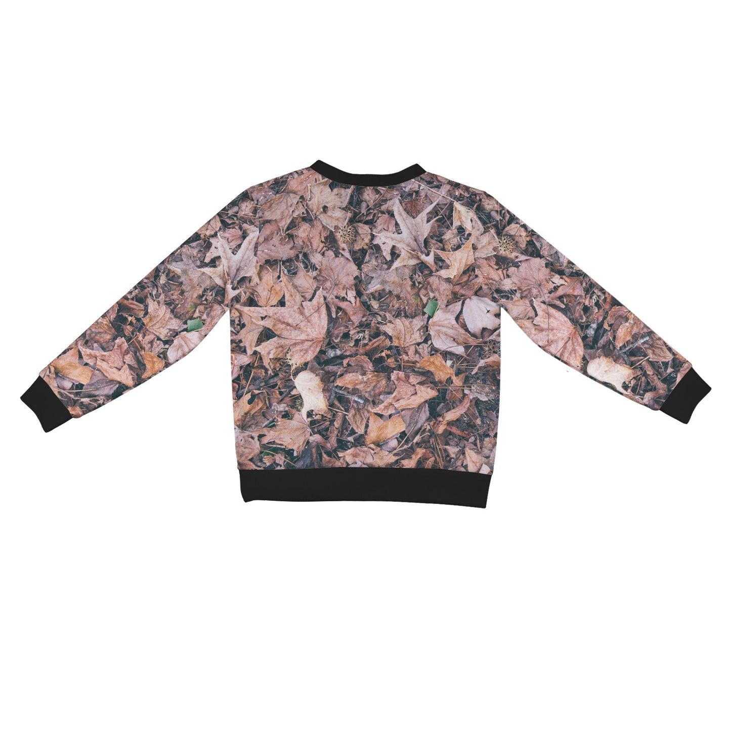 Camouflage Realistic Tree Leaf Print Women's Cardigan