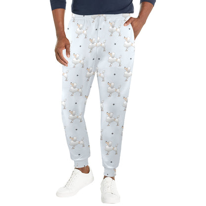 Poodle Pattern Print Design A05 Men's Casual Track Pants