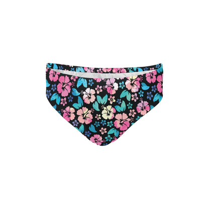 Pink Hibiscus Hawaiian Flower Men's Swimming Briefs