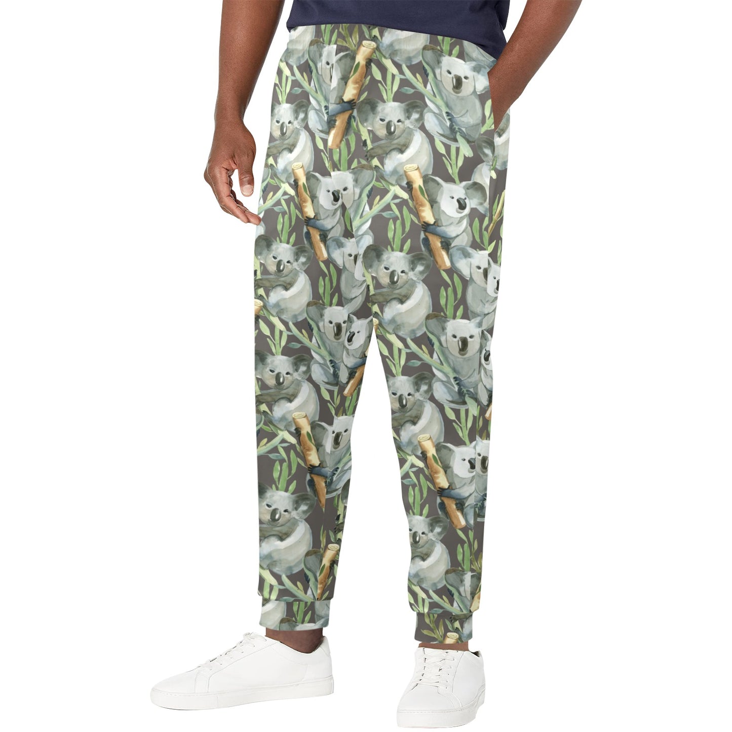 Koala Pattern Design Print Men's Casual Track Pants