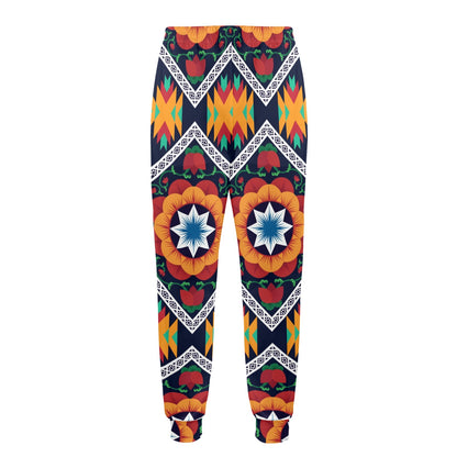 African Kente Men's Casual Track Pants