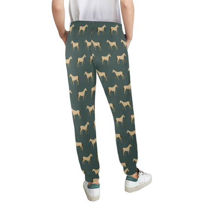Horse Classic Themed Pattern Print Women's Casual Track Pants