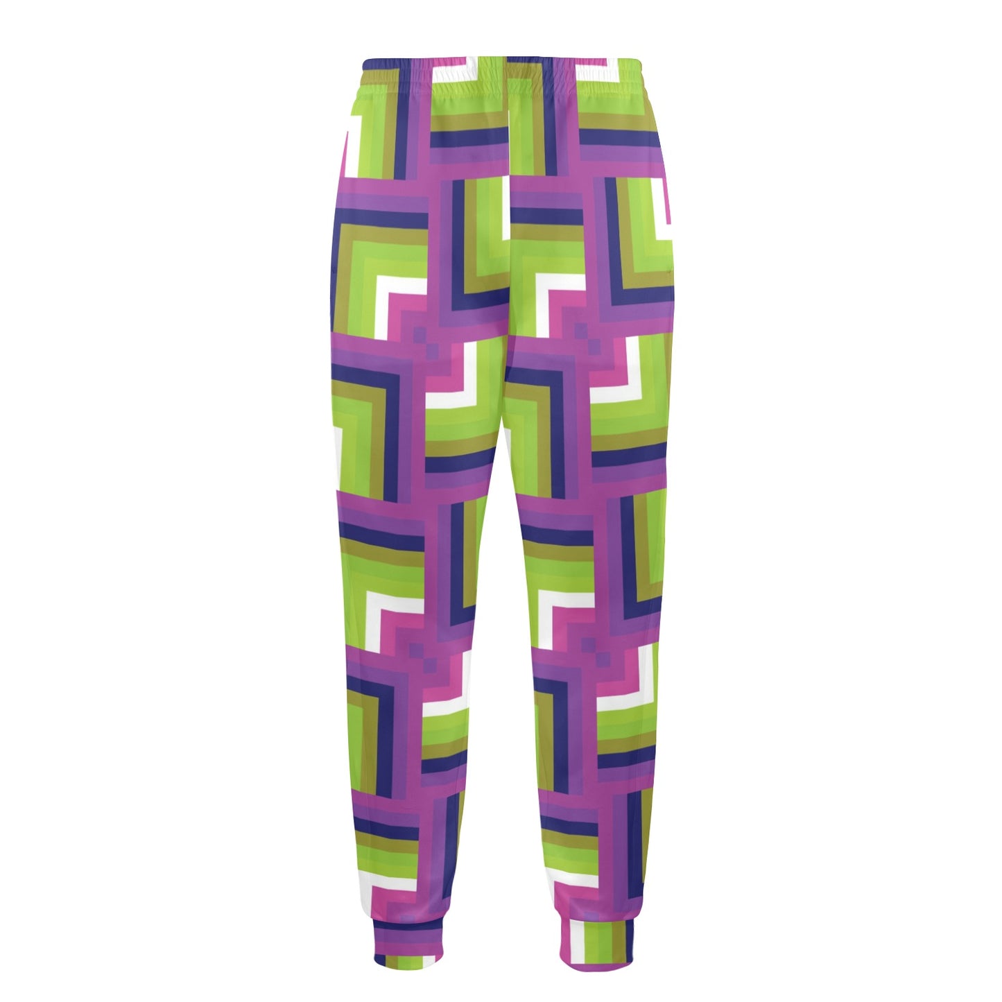 Optical illusion Pattern Print Design A05 Men's Casual Track Pants