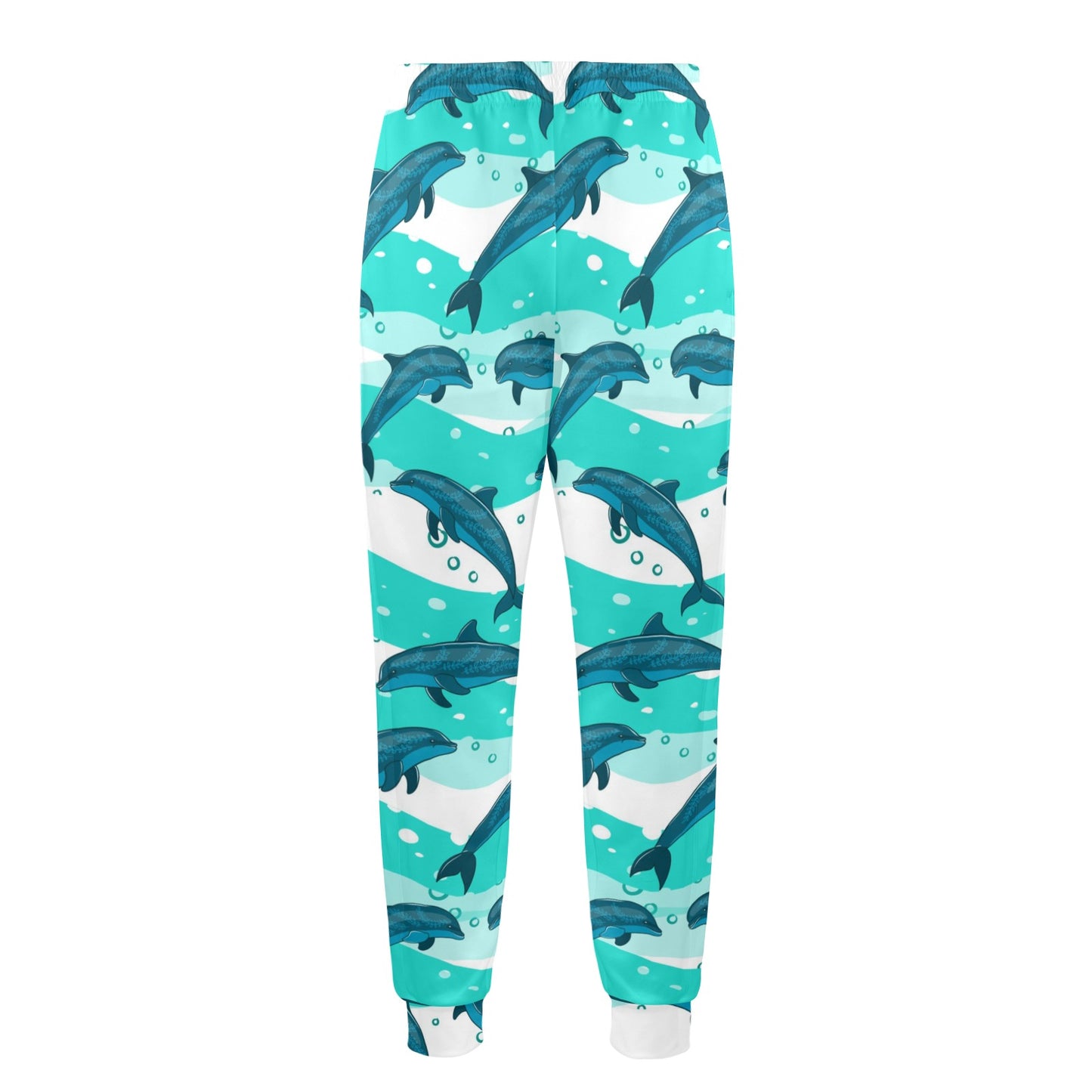 Dolphin Design Print Pattern Men's Casual Track Pants
