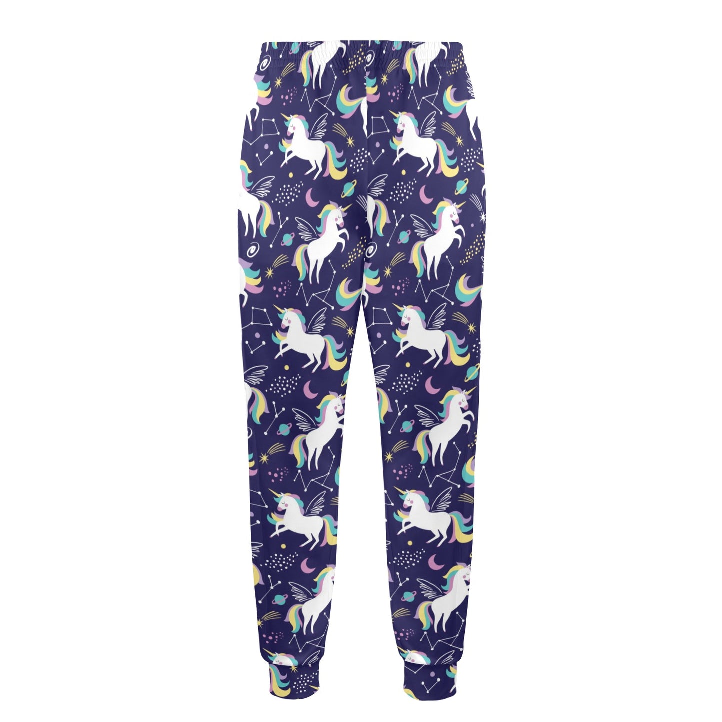 Unicorn Print Design LKS305 Men's Casual Track Pants