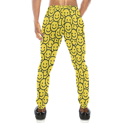 Smiley Face Emoji Print Design LKS302 Men's Sweatpants