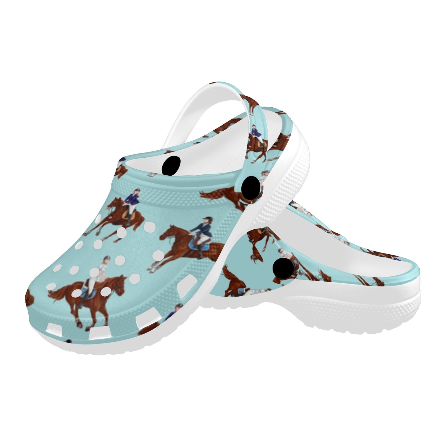 Equestrian Horse Riding Unisex Clogs Shoes
