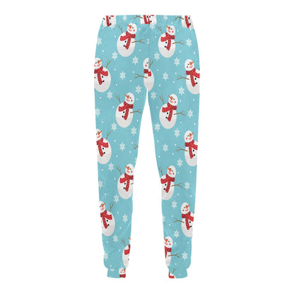 Snowman Print Design LKS304 Men's Sweatpants