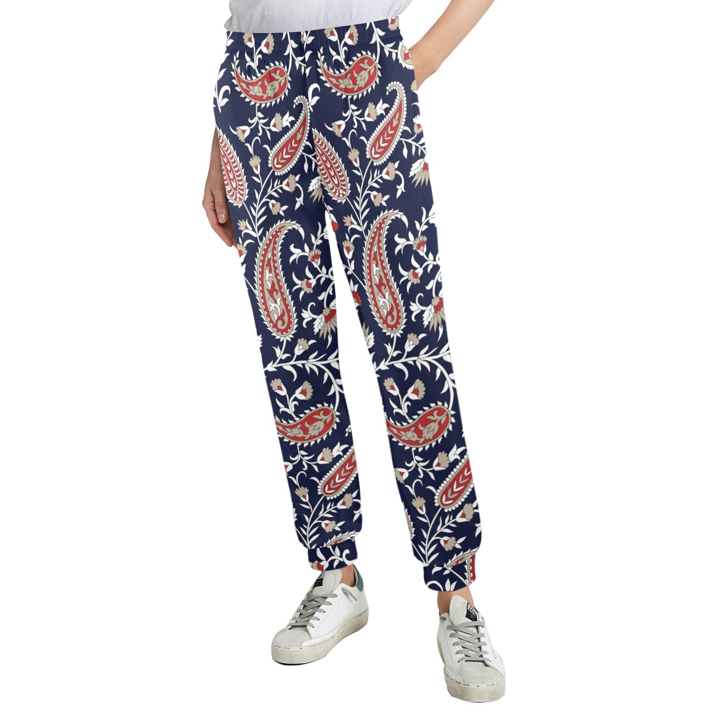 Paisley Pattern Print Design A05 Women's Casual Track Pants