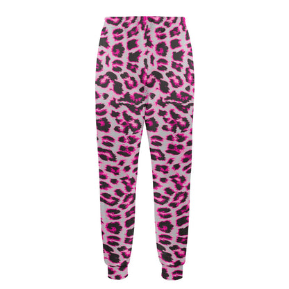 Leopard Pattern Print Design 02 Men's Casual Track Pants