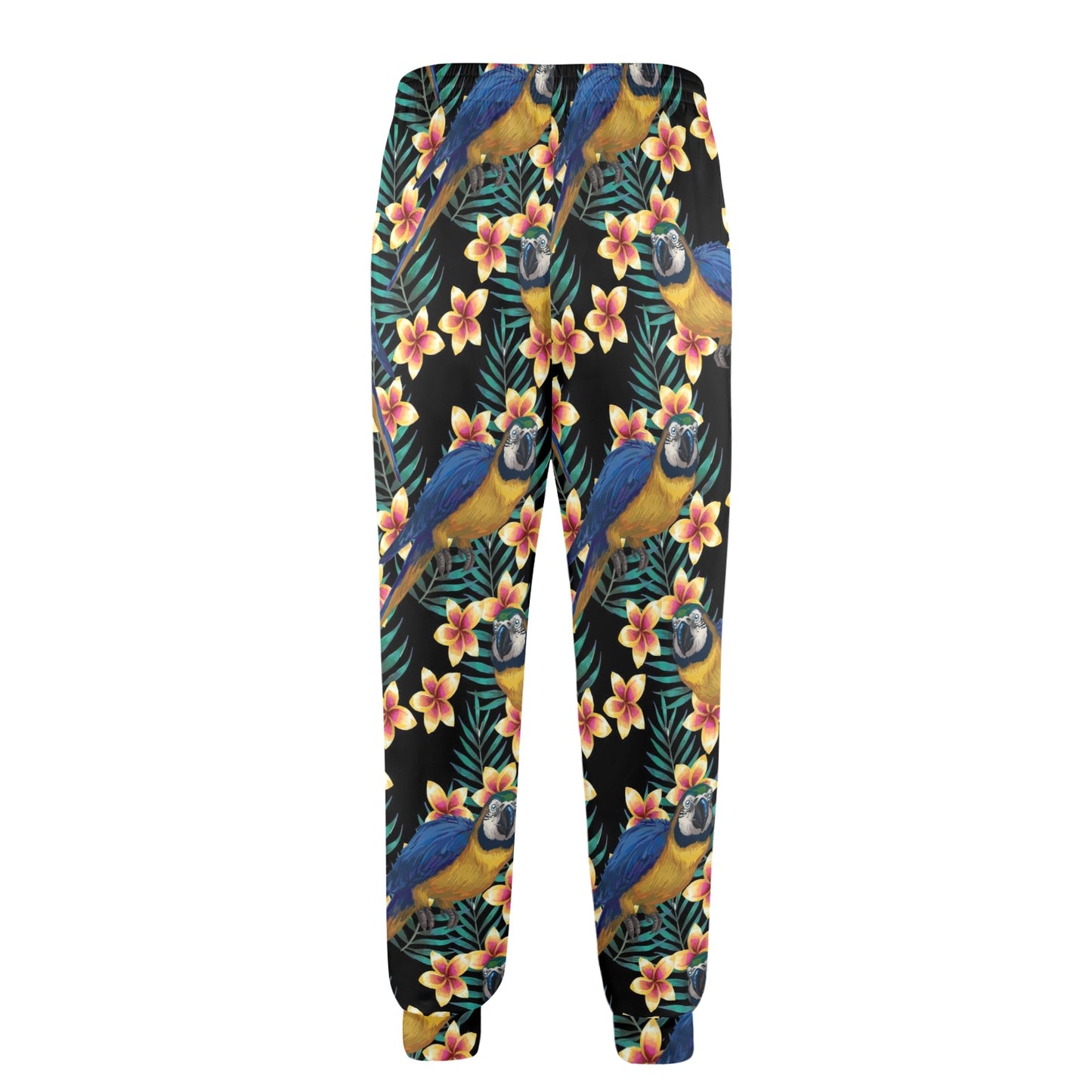 Macaw Pattern Print Design 03 Men's Casual Track Pants