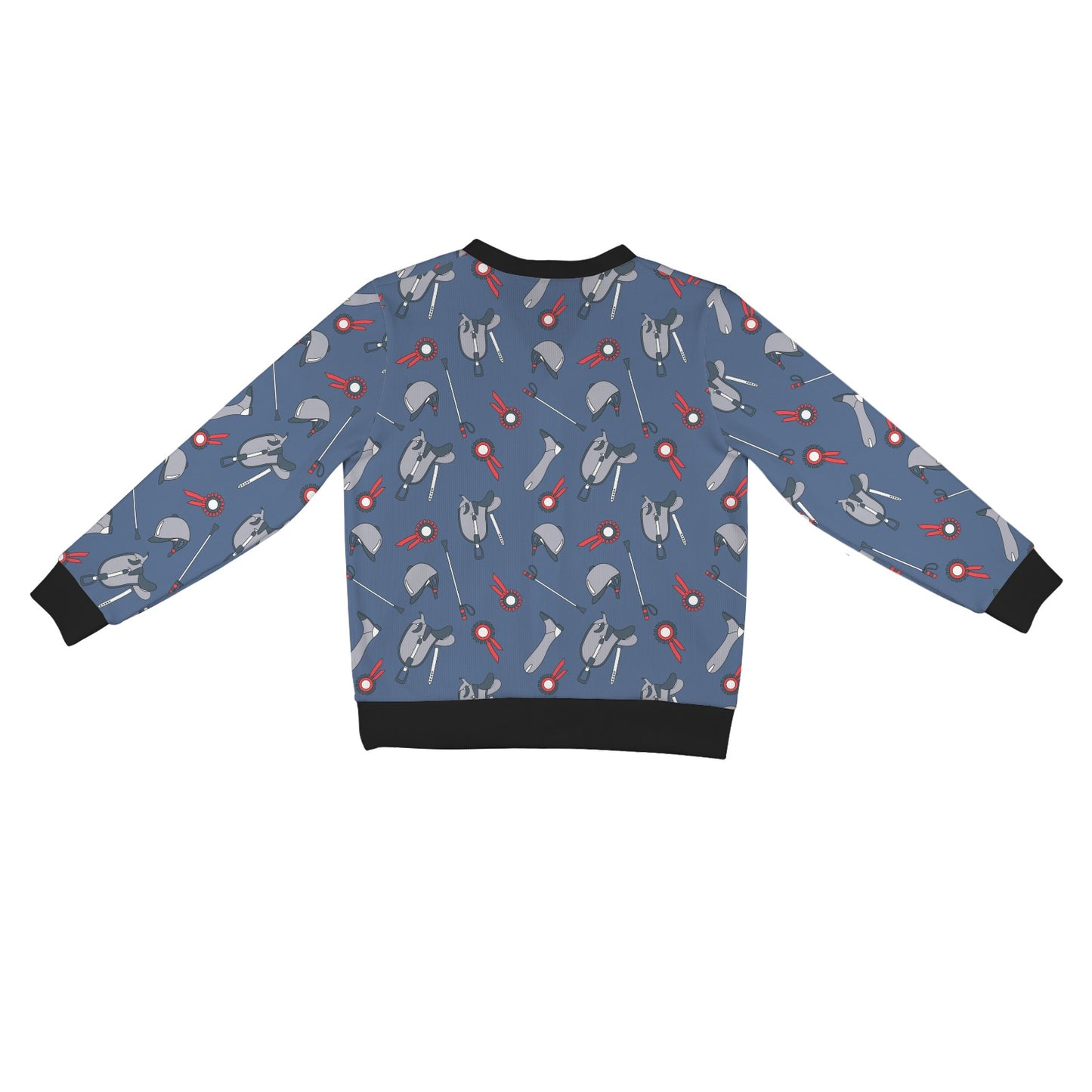 Equestrian Equipment Background Women's Cardigan