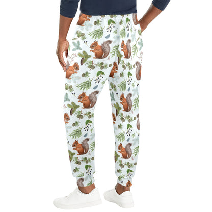 Squirrel Print Design LKS308 Men's Casual Track Pants