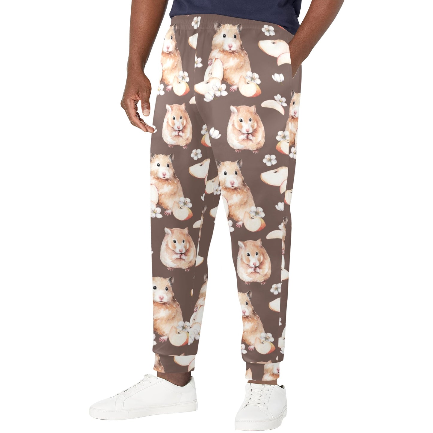 Hamster Pattern Print Design 03 Men's Casual Track Pants
