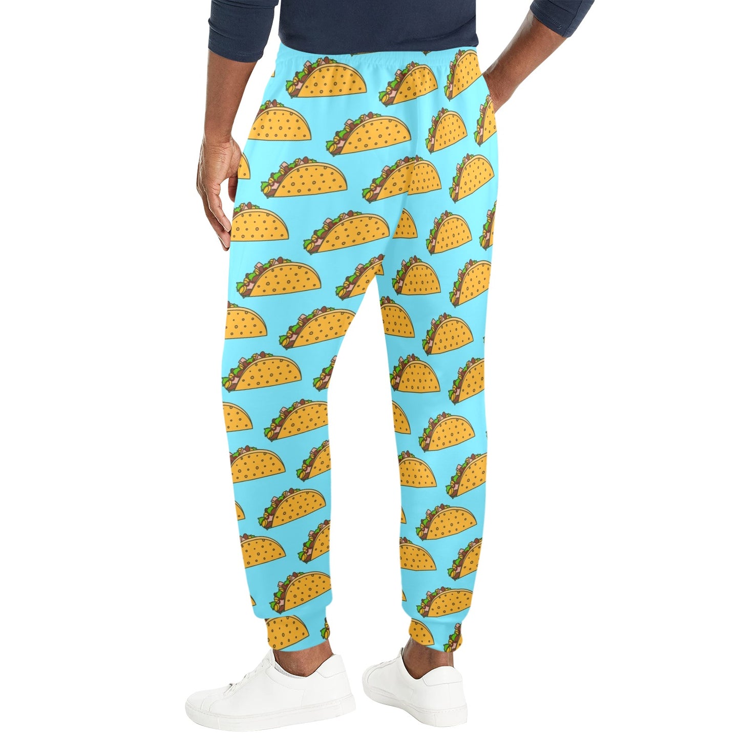 Taco Pattern Print Design TC03 Men's Casual Track Pants