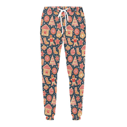 Gingerbread Pattern Print Design 03 Men's Sweatpants