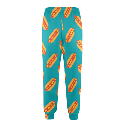 Hot Dog Pattern Print Design 03 Men's Casual Track Pants