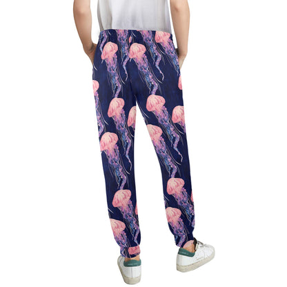 Jellyfish Pattern Print Design 03 Women's Casual Track Pants