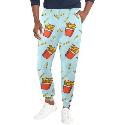 French Fried Pattern Print Design 02 Men's Casual Track Pants