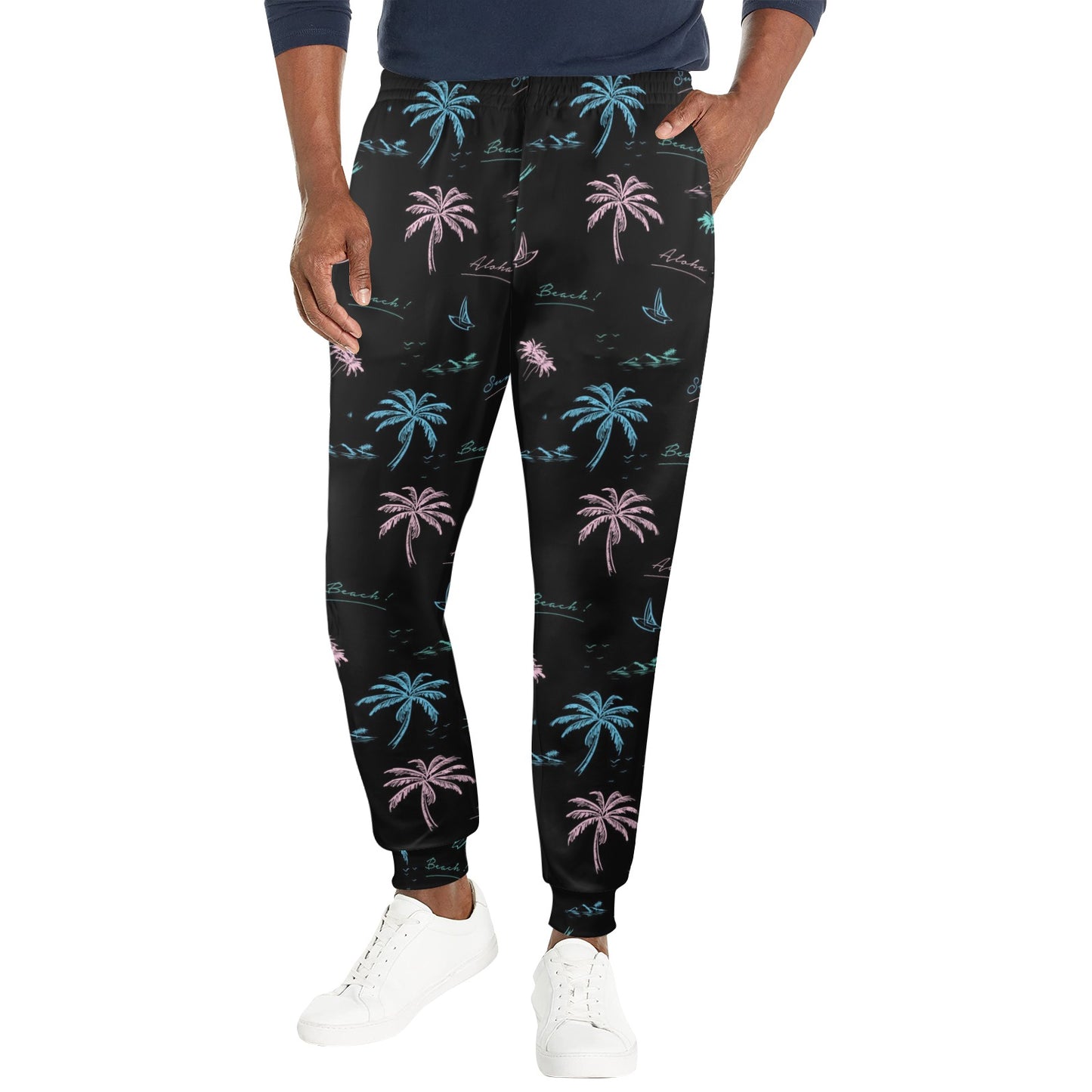 Aloha Hawaii Pattern Print Design 03 Men's Casual Track Pants