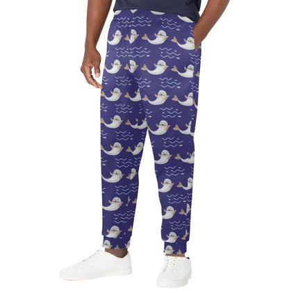 Sea Lion Print Design LKS404 Men's Casual Track Pants