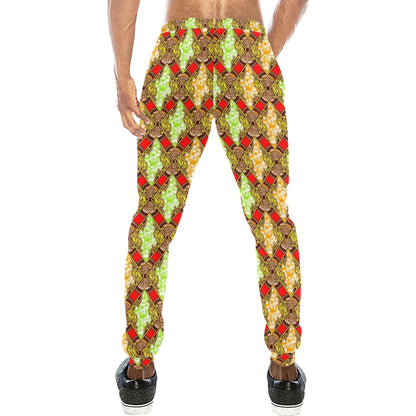 African Classic Print Pattern Men's Sweatpants