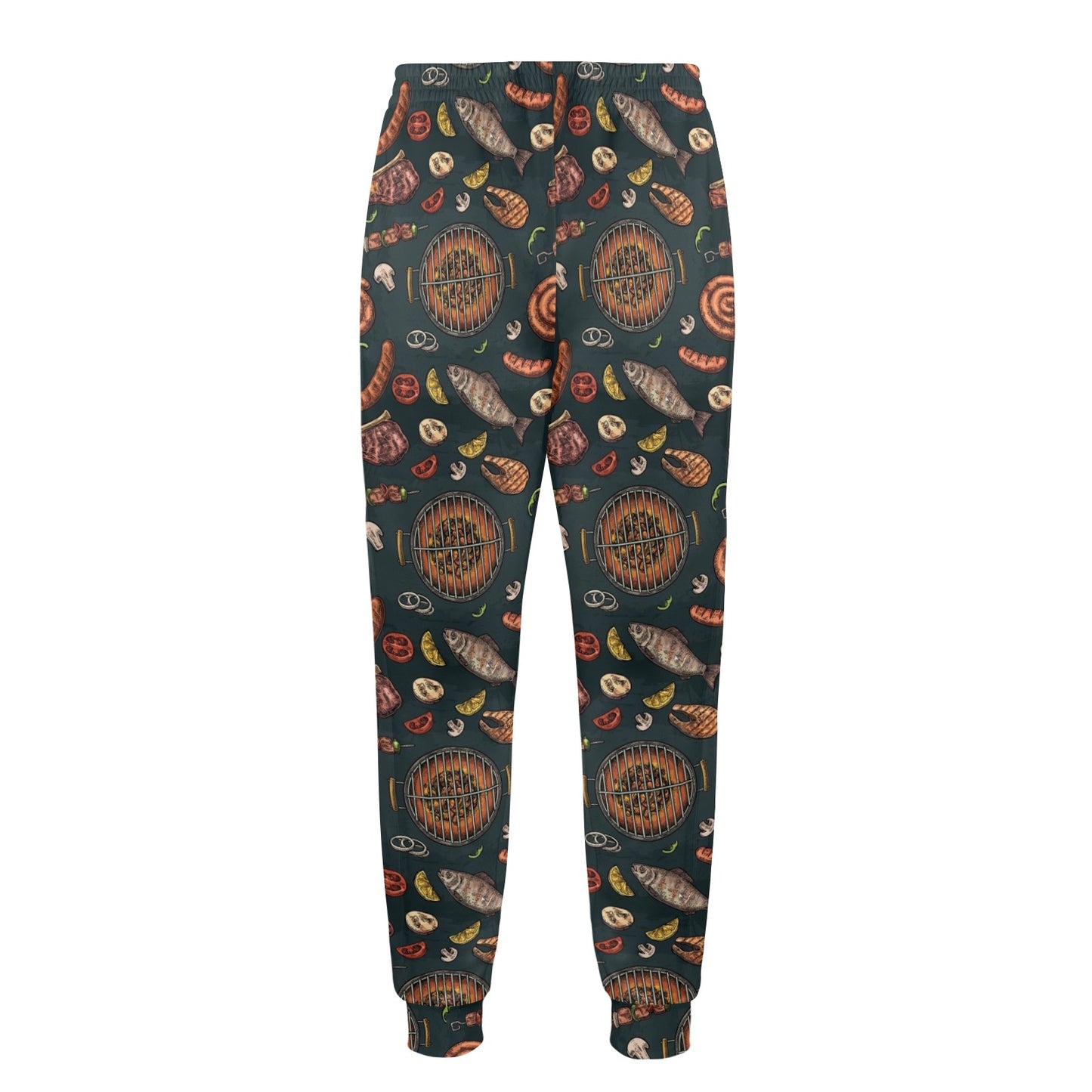 Barbecue Pattern Print Design 02 Men's Casual Track Pants