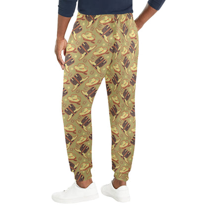 Western Cowboy Themed Men's Casual Track Pants