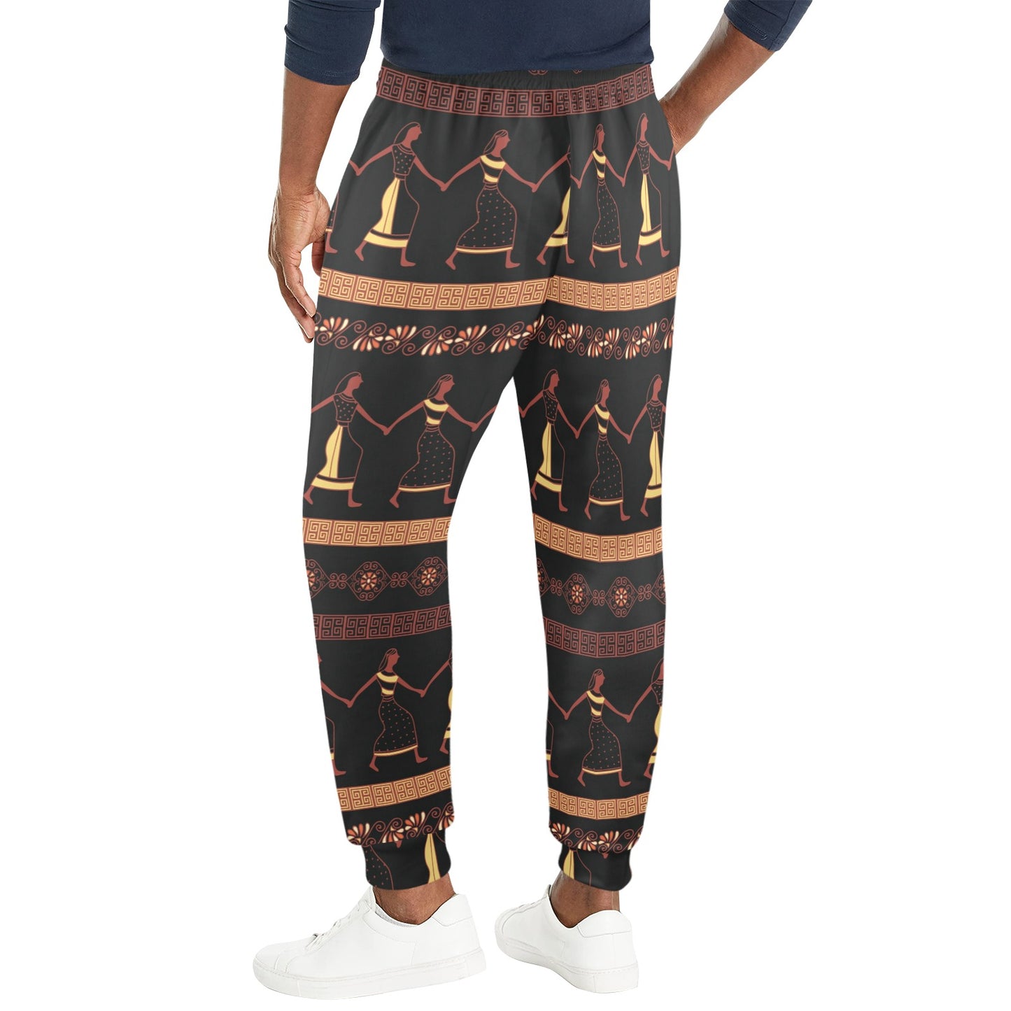 Ancient Greek Human Print Design LKS306 Men's Casual Track Pants