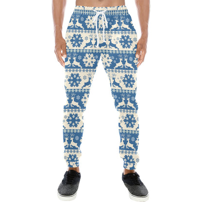 Reindeer Print Design LKS401 Men's Sweatpants