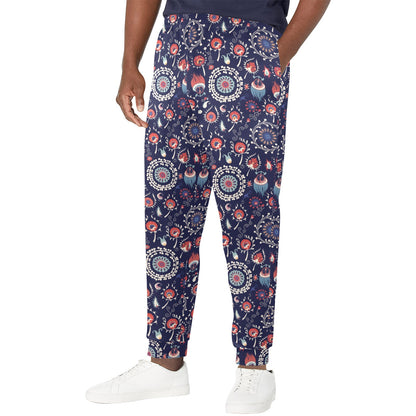 Suzani Print Design LKS305 Men's Casual Track Pants