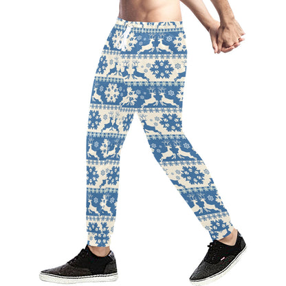 Reindeer Print Design LKS401 Men's Sweatpants