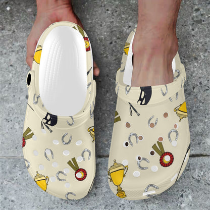 Equestrian Horseshoe Equipment Unisex Clogs Shoes