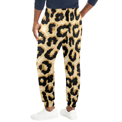 Jaguar Skin Pattern Print Design 02 Men's Casual Track Pants