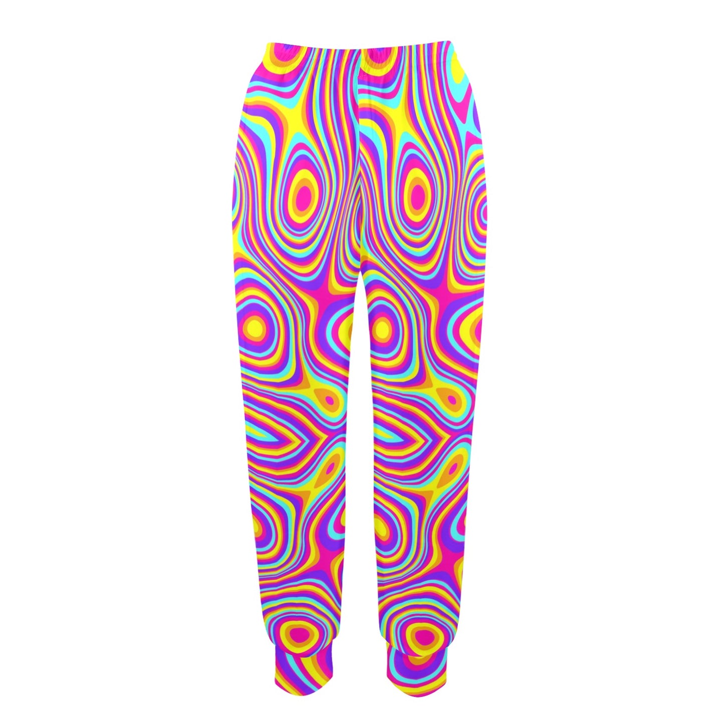 Liquid Pattern Print Design 06 Women's Casual Track Pants