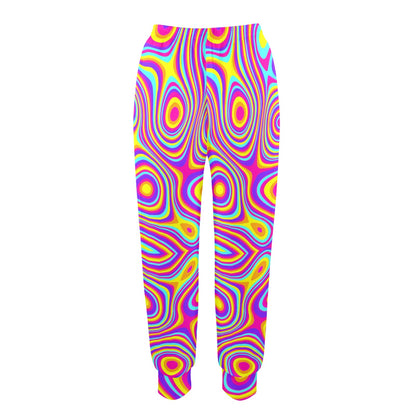 Liquid Pattern Print Design 06 Women's Casual Track Pants