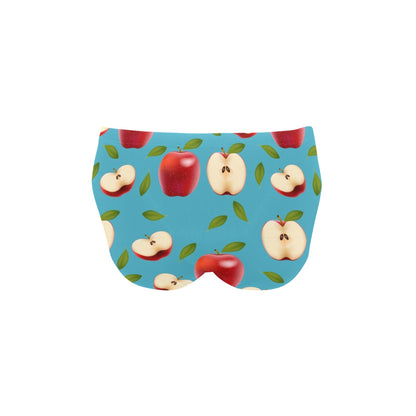 Apple Pattern Print Design AP012 Men's Swimming Briefs