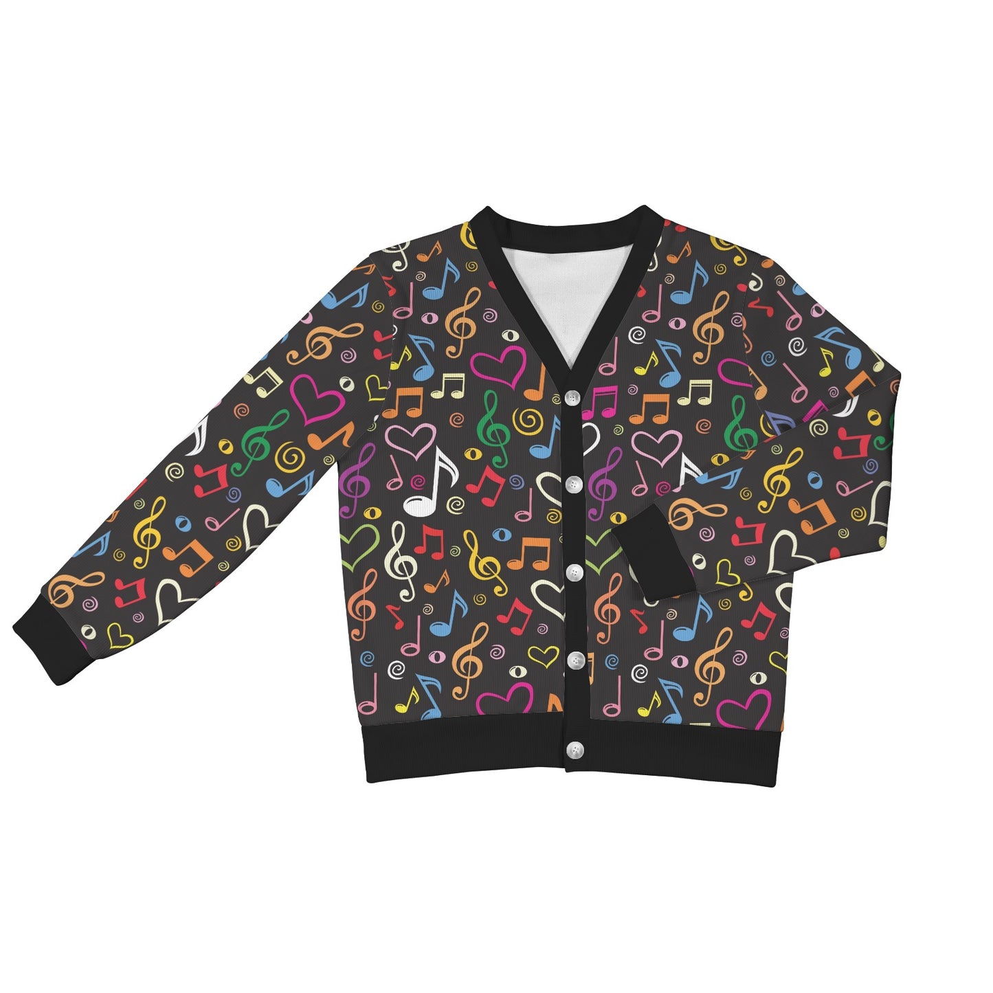 Music note Pattern Print Design A01 Women's Cardigan