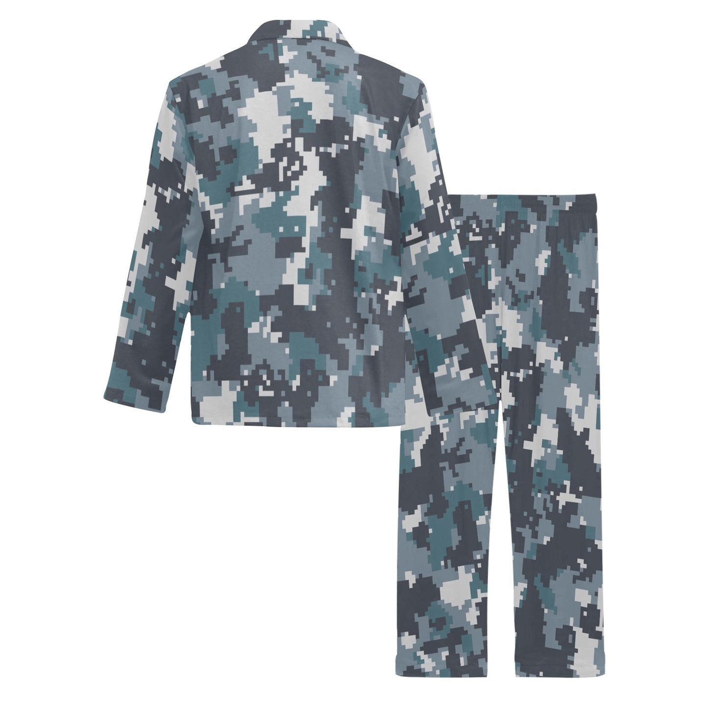 ACU Digital Urban Camouflage Men's Long Pajama Set