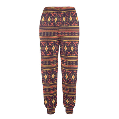 Southwest Ethnic Design Themed Print Women's Casual Track Pants