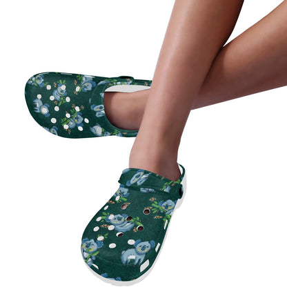 Koala Blue Design Print Unisex Clogs Shoes