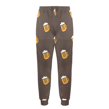Beer Pattern Print Design 01 Men's Casual Track Pants