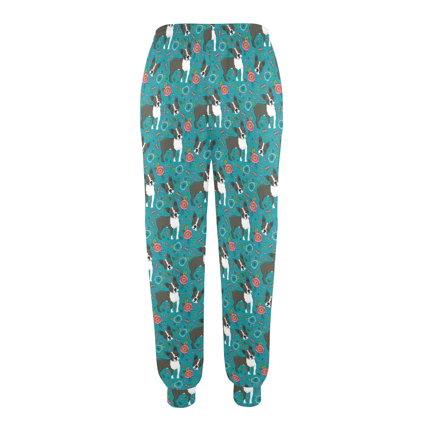 Boston Terrier Pattern Print Design 07 Women's Casual Track Pants