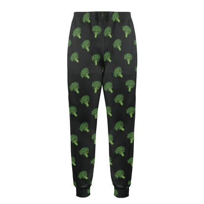 Broccoli Pattern Print Design 04 Men's Casual Track Pants