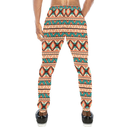 Navajo Western Style Print Pattern Men's Sweatpants