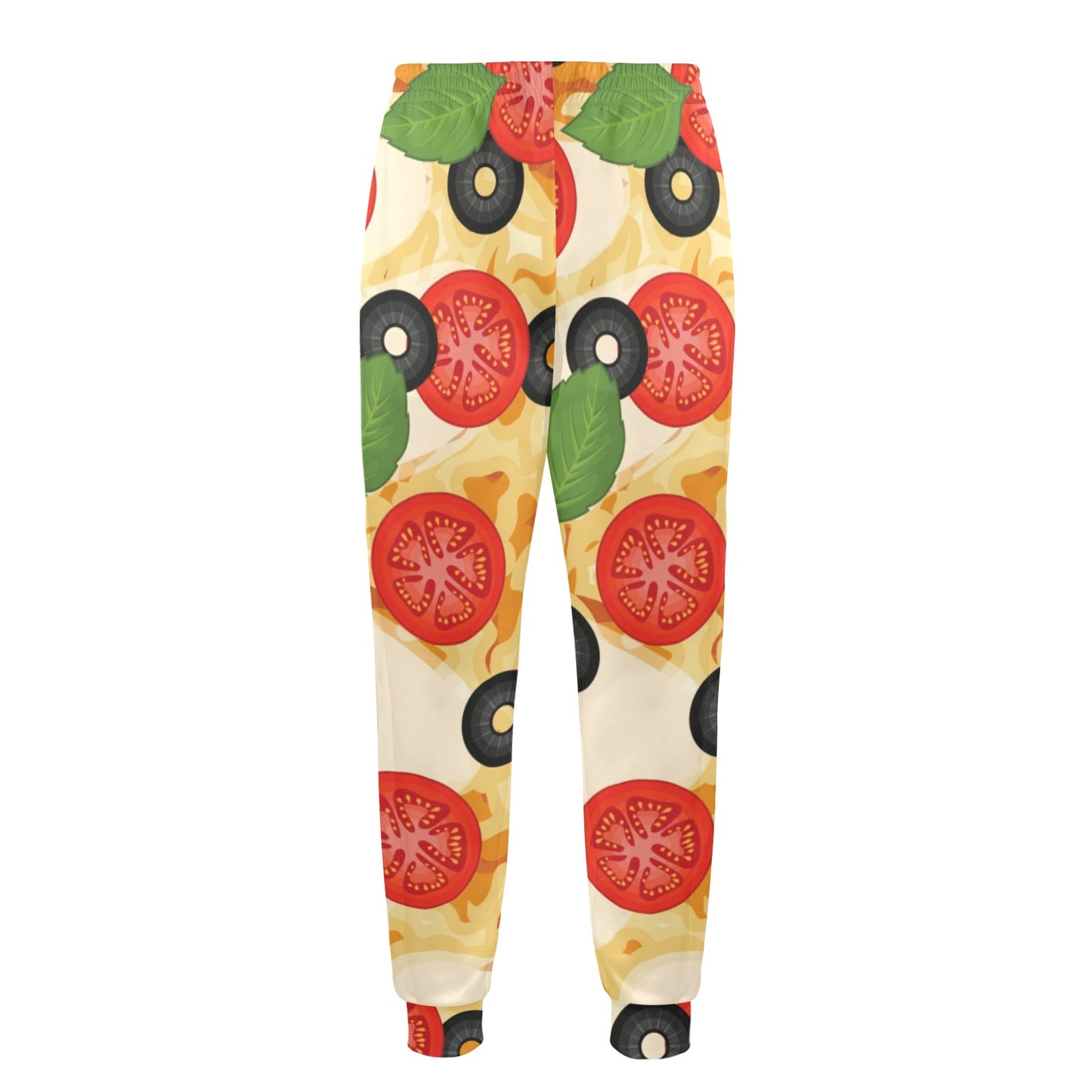 Pizza Pattern Print Design A05 Men's Casual Track Pants